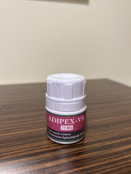 Adipex - VR(Phentermine Hydrochloride) 30caps/75mg